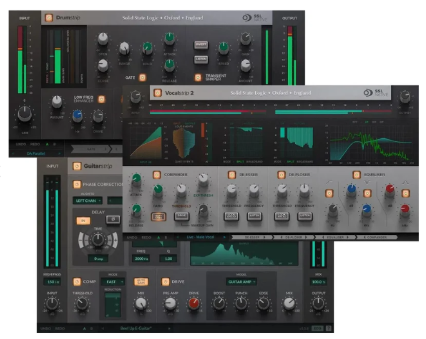 Solid State Logic DrumStrip, VocalStrip 2, GuitarStrip